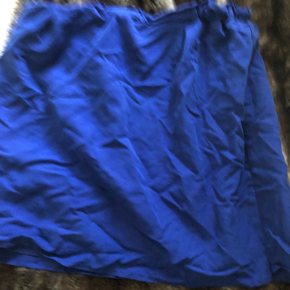 Cobalt blue skirt